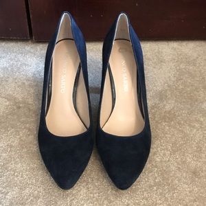 Franco Sarto heeled pumps. Blue suede